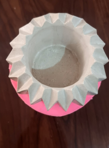 قالب گلدان پهن