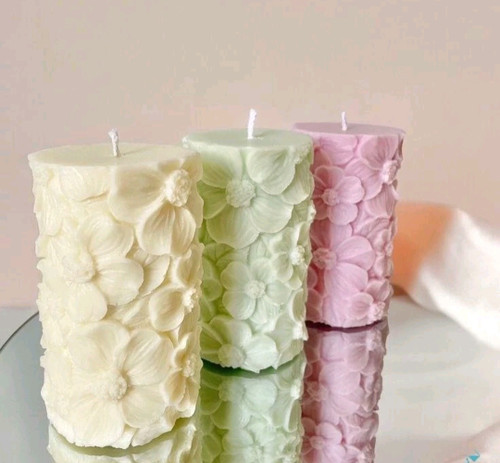 قالب سیلیکونی استوانه شمع