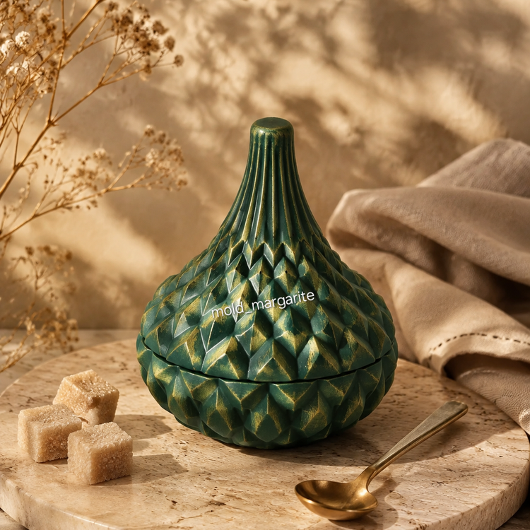 قالب سیلیکونی قندان (مدل کلاسیک مدرن)